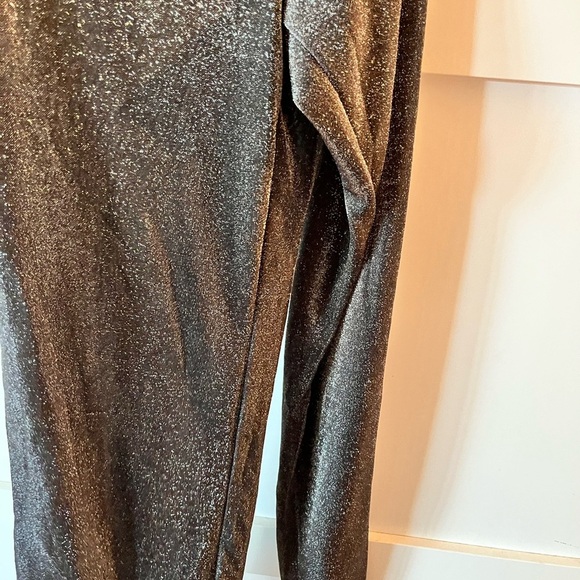 Juicy Couture Shimmering Black pants see through Medium - Picture 3 of 8